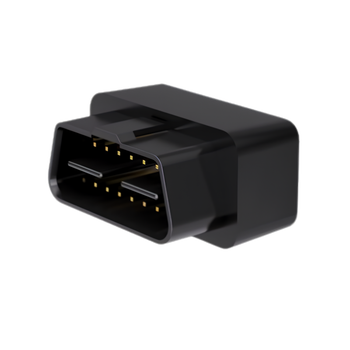 OBD-II connector on the Fleet Centr FCT-01 GPS tracker for buses, vans and trucks